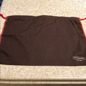 Coach Brown Dust Bag
